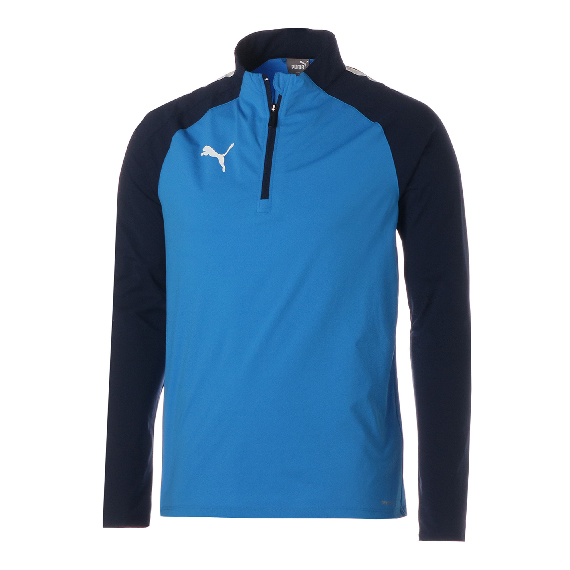 ＜プーマ公式通販＞ プーマ メンズ サッカー TEAMLIGA 1/4 ジップ トップス メンズ Peacoat-Electric Blue Lemonade ｜PUMA.com