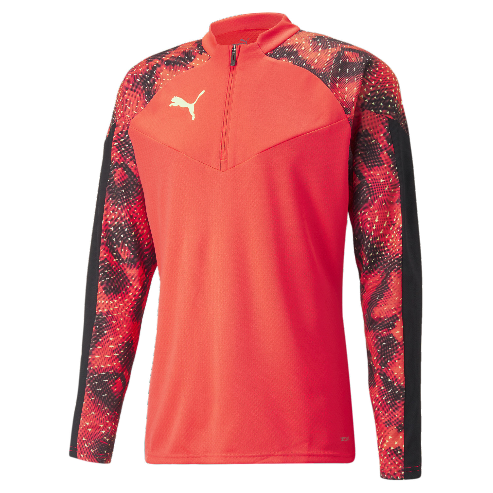 30%OFF！＜プーマ公式通販＞ プーマ メンズ サッカー INDIVIDUAL FINAL WC 1/4 ジップトップ メンズ Fiery Coral-Puma Black ｜PUMA.com