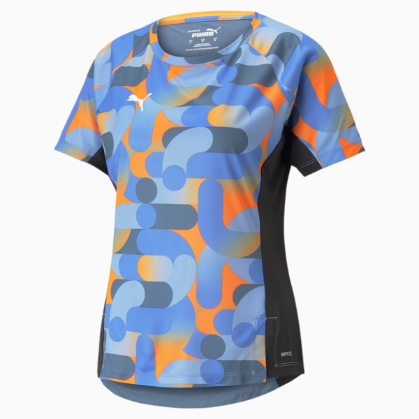 Camiseta de fútbol individualBLAZE para mujer, Deep Dive-Ultra Orange, large-ARG