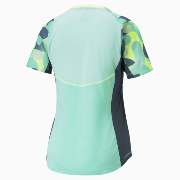 Camiseta de fútbol individualBLAZE para mujer, Electric Peppermint-Dark Night, large-ARG