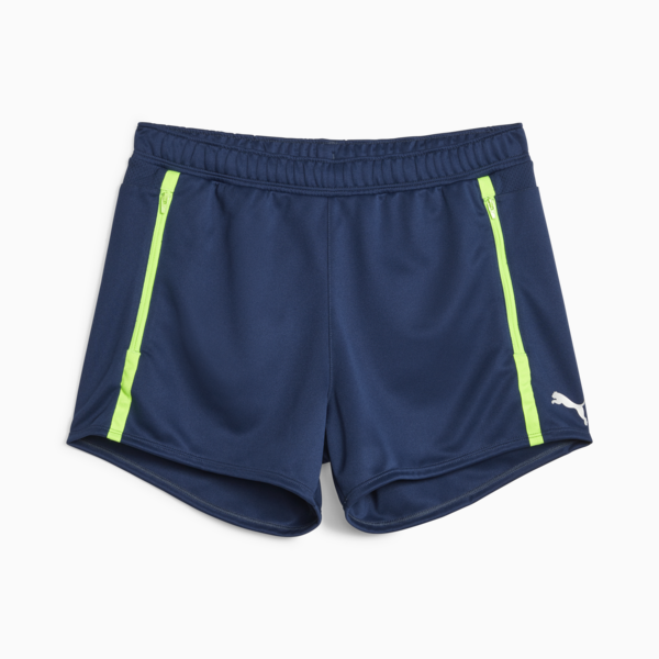 Shorts de fútbol individualBLAZE para mujer, Persian Blue-Pro Green, large-ARG