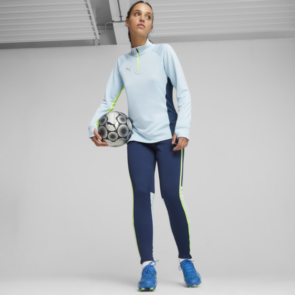 individualBLAZE Women's Football Training Pants, Persian Blue-Silver Sky, large-ZAF