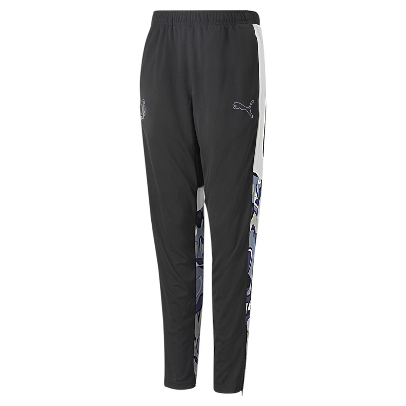 Kids PUMA Neymar Jr. Creativity Youth Regular Fit Pants in Black/Violet size 13-14Y