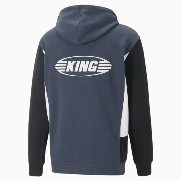 KING Top Football Hoodie Men, PUMA Black-Dark Night-PUMA White, large-ZAF