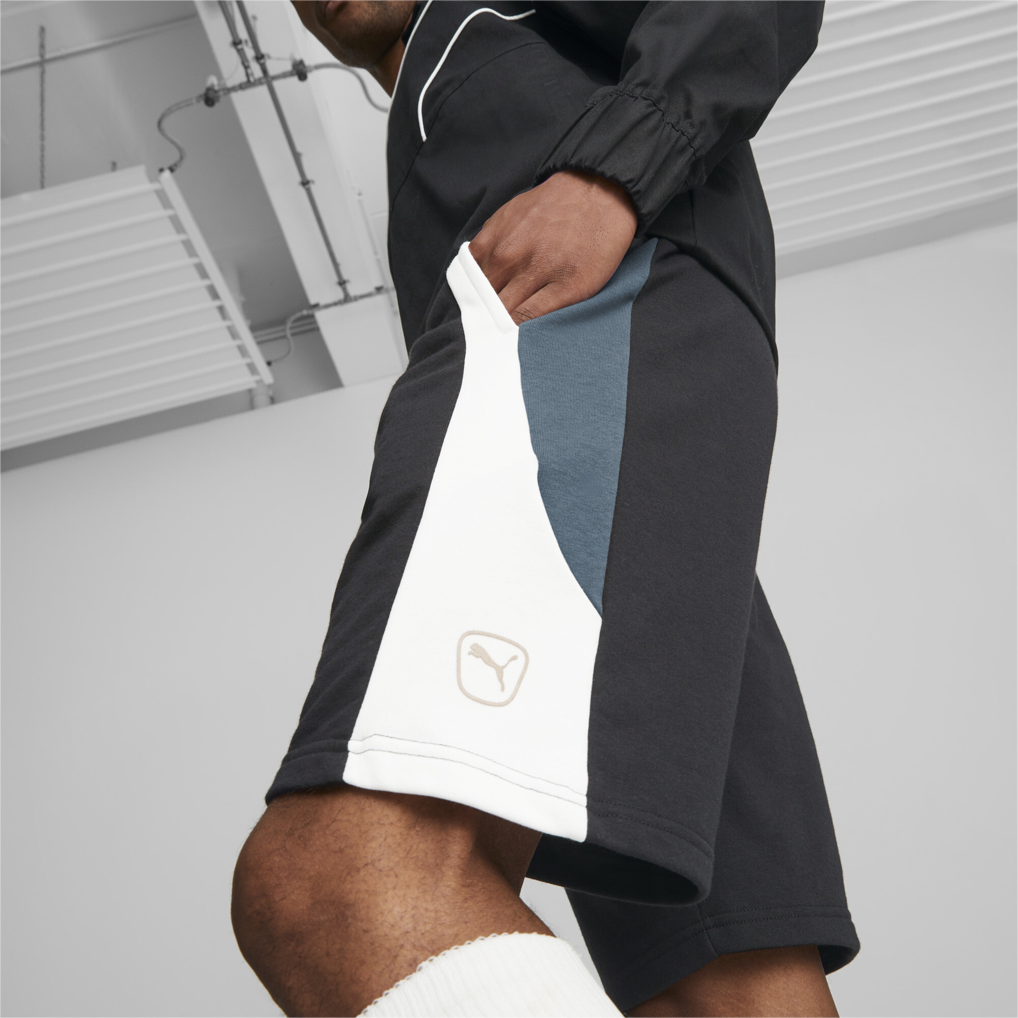 Men's Puma KING Top Football Sweat Shorts, Black, Size L, Clothing
