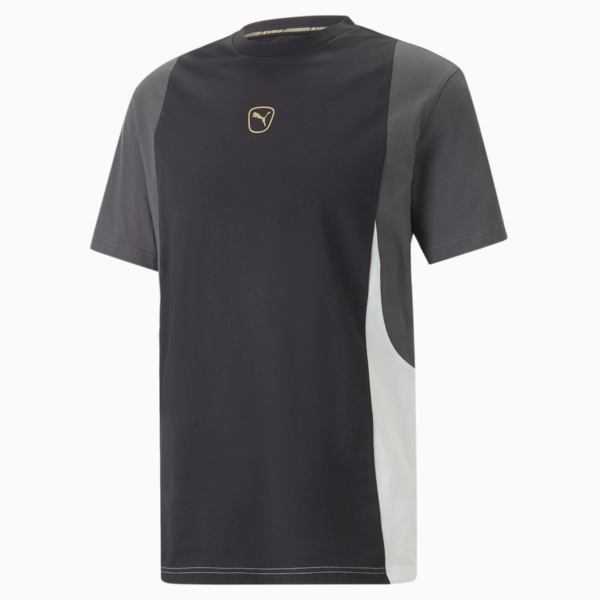 KING Top Football Tee Men, PUMA Black-Shadow Gray-PUMA White, large-ZAF