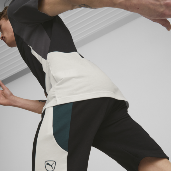 KING Top Football Tee Men, PUMA Black-Shadow Gray-PUMA White, large-ZAF