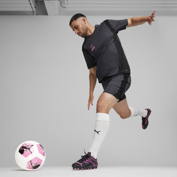 KING Pro Men's Football Jersey, Strong Gray-PUMA Black, large-ZAF