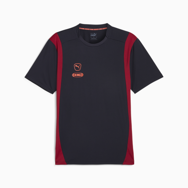 KING Pro Men's Football Jersey, New Navy-Dark Crimson, large-MEX