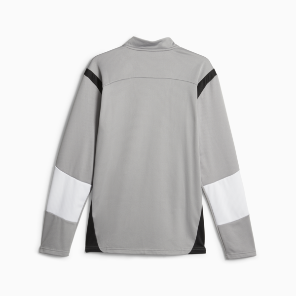 Buzo con cierre de 1/4 KING Pro, Concrete Gray-PUMA White, large-ARG
