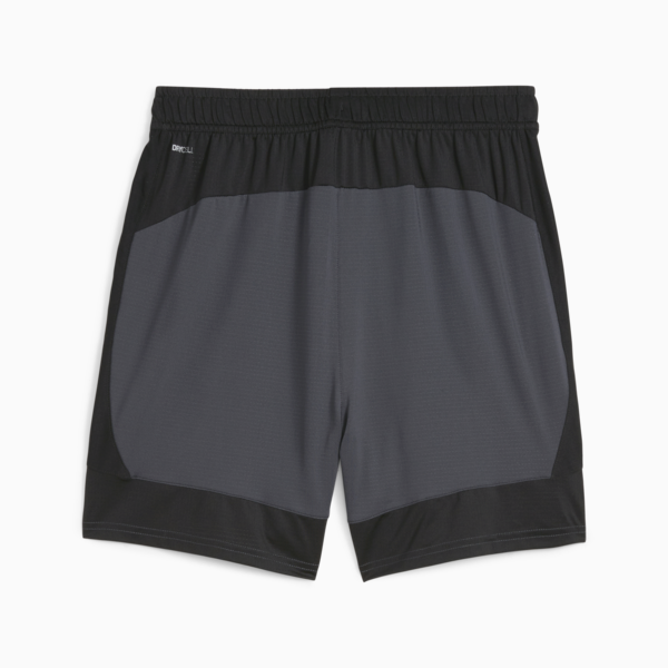 KING Pro Men's Football Shorts, Strong Gray-PUMA Black, large-ZAF