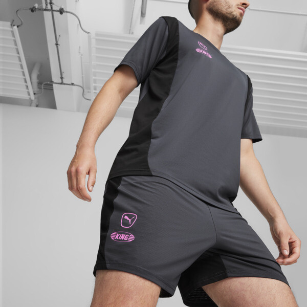 Shorts KING Pro, Strong Gray-PUMA Black, large-ARG