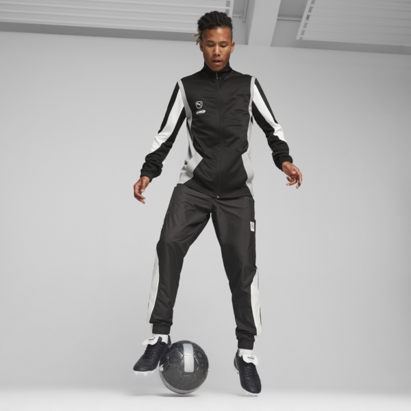 Campera de Fútbol KING Pro, PUMA Black-Concrete Gray, large-ARG