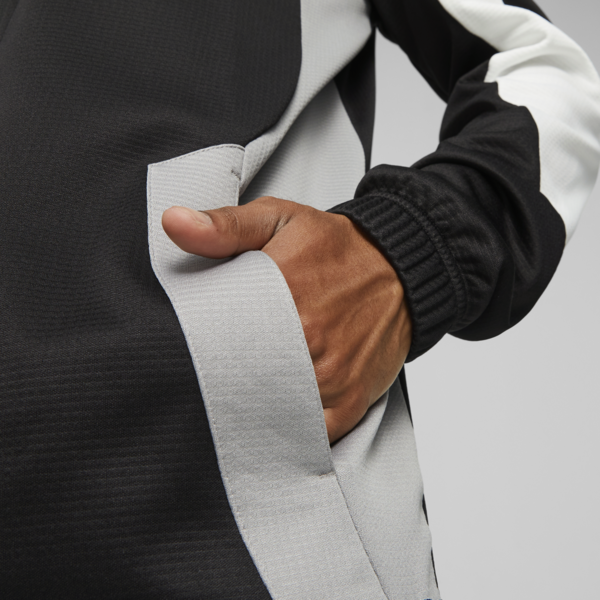 Campera de Fútbol KING Pro, PUMA Black-Concrete Gray, large-ARG