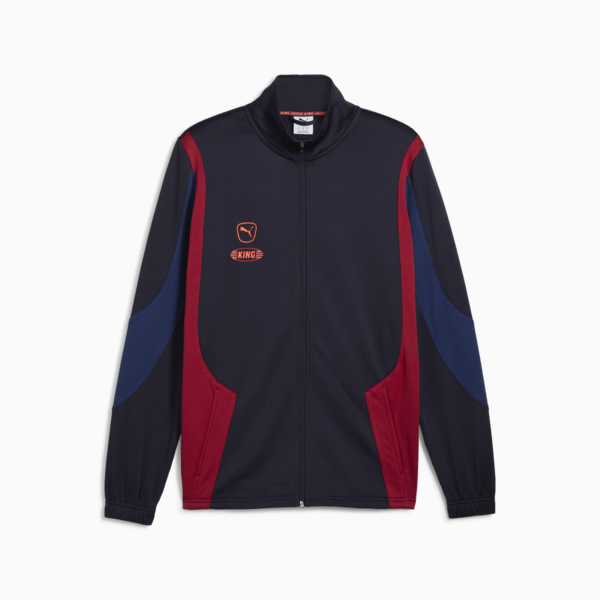Campera de Fútbol KING Pro, New Navy-Dark Crimson, large-ARG