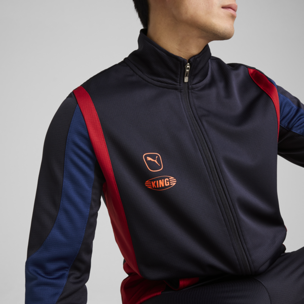 Campera de Fútbol KING Pro, New Navy-Dark Crimson, large-ARG