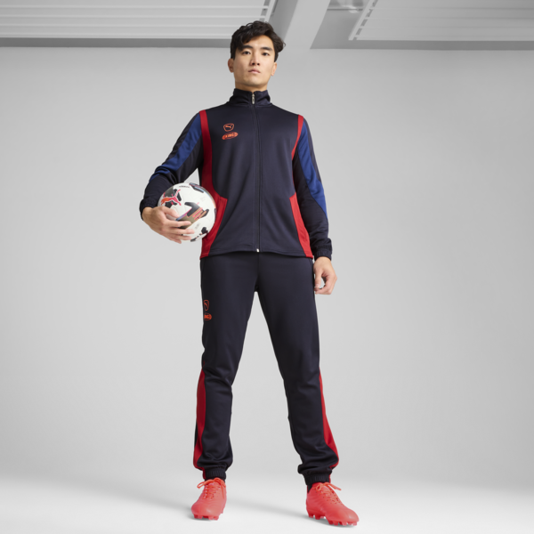 Campera de Fútbol KING Pro, New Navy-Dark Crimson, large-ARG