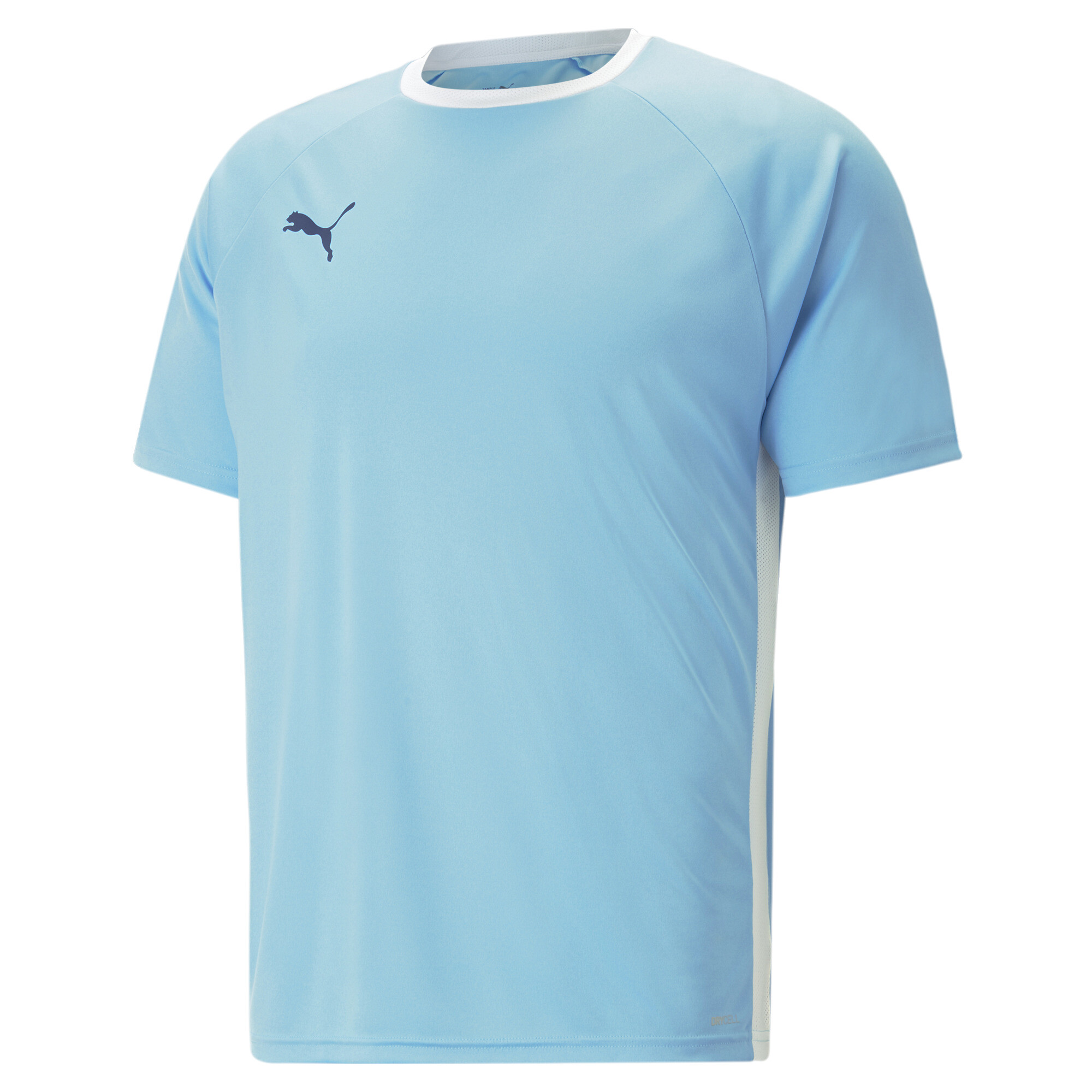 Men's Puma Team LIGA Shirt, Blue, Size S, Clothing