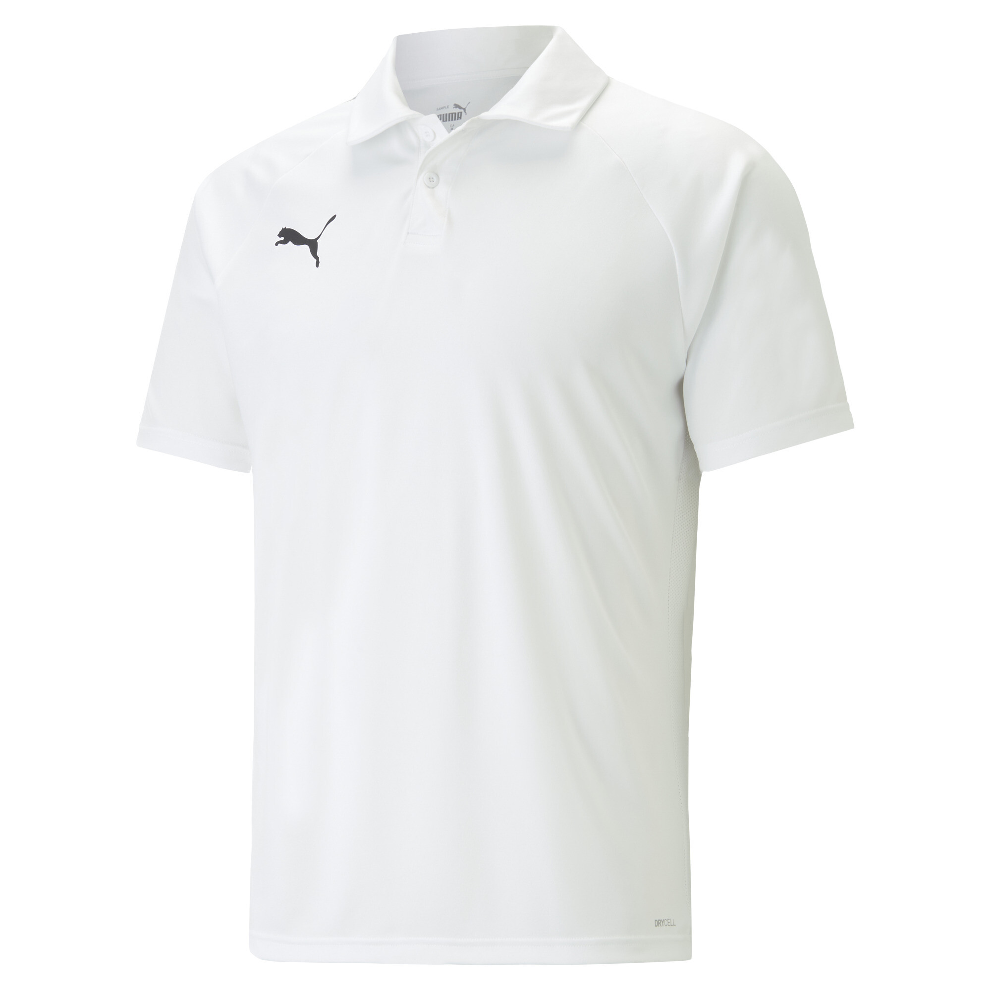 Men's Puma Team LIGA Polo Shirt T-Shirt, White T-Shirt, Size XL T-Shirt, Sport