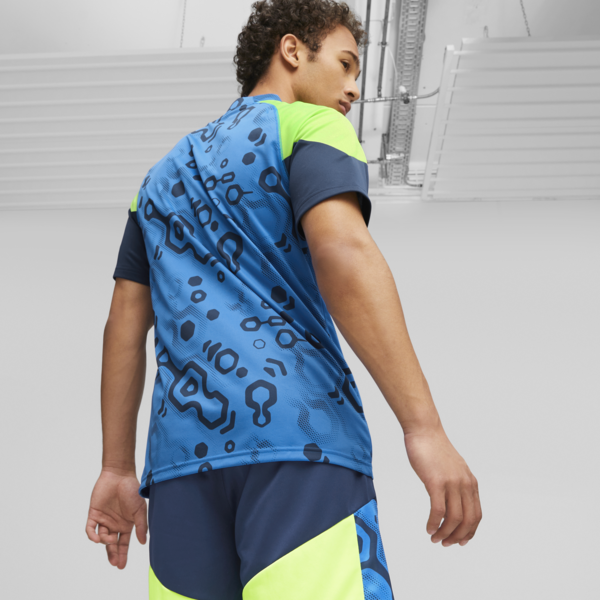 individualCUP Football Jersey, Persian Blue-Pro Green, large-ZAF
