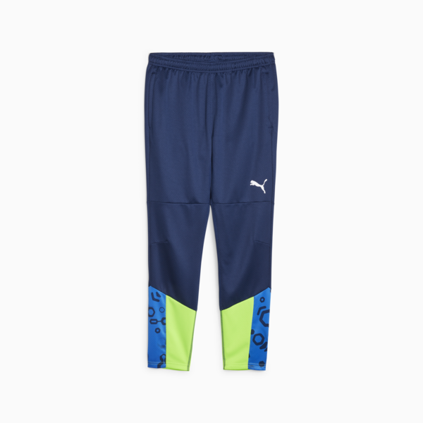 individualCUP Football Training Pants, Persian Blue-Pro Green, large-ZAF