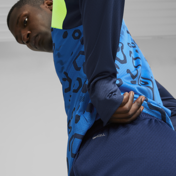 individualCUP Football Training Pants, Persian Blue-Pro Green, large-ZAF