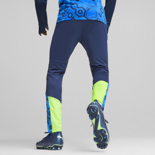 individualCUP Football Training Pants, Persian Blue-Pro Green, large-ZAF