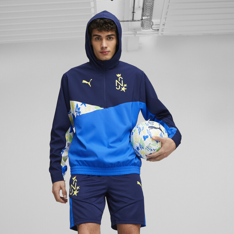 

PUMA Neymar Jr Football Jacket, Black/blue