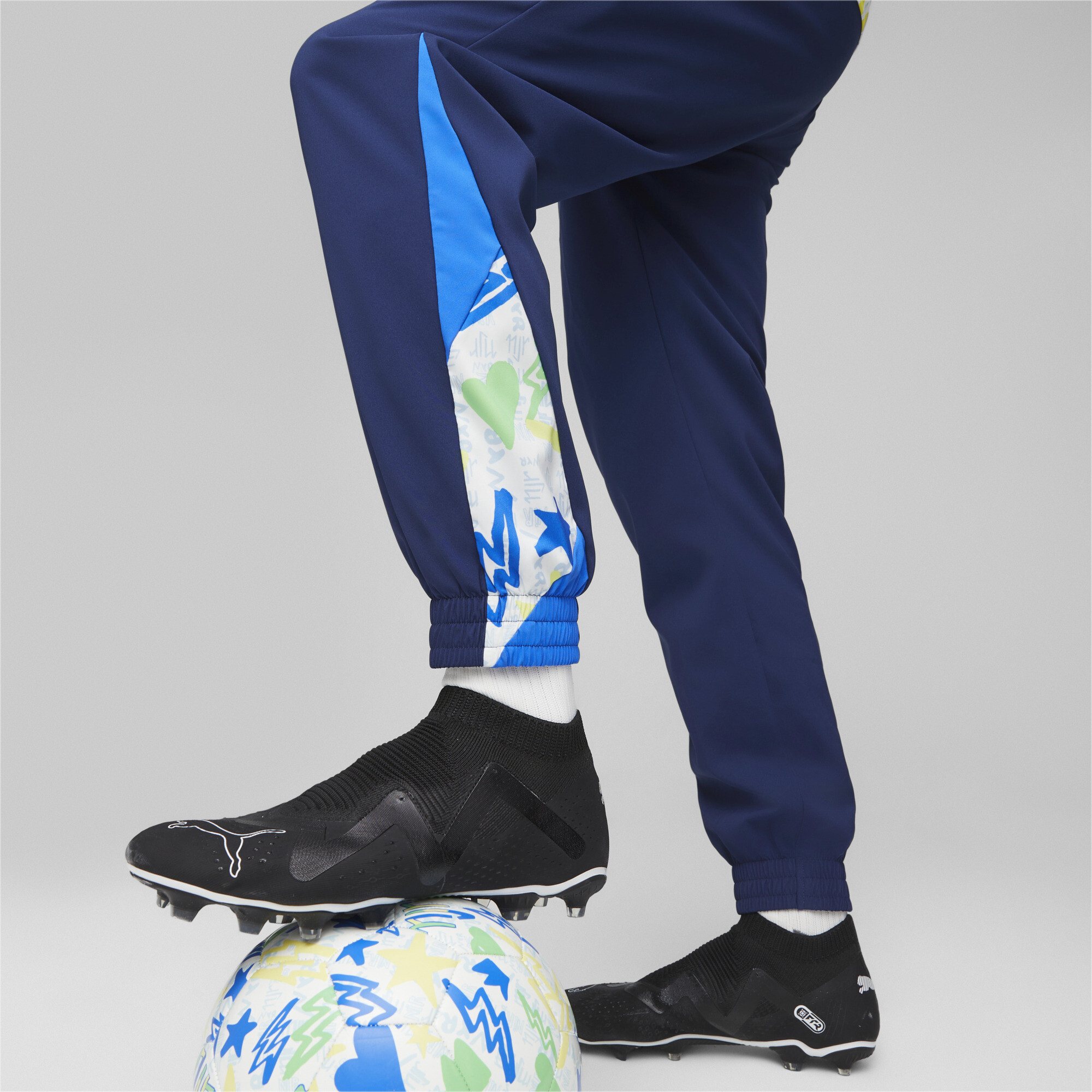 Men's PUMA Neymar Jr Football Pants In Blue, Size Small