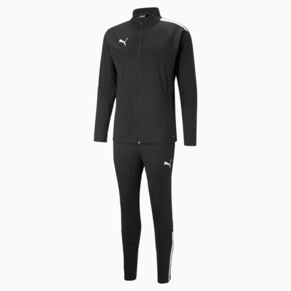 Conjunto de fútbol para hombre teamLIGA, PUMA Black-PUMA White, large-MEX
