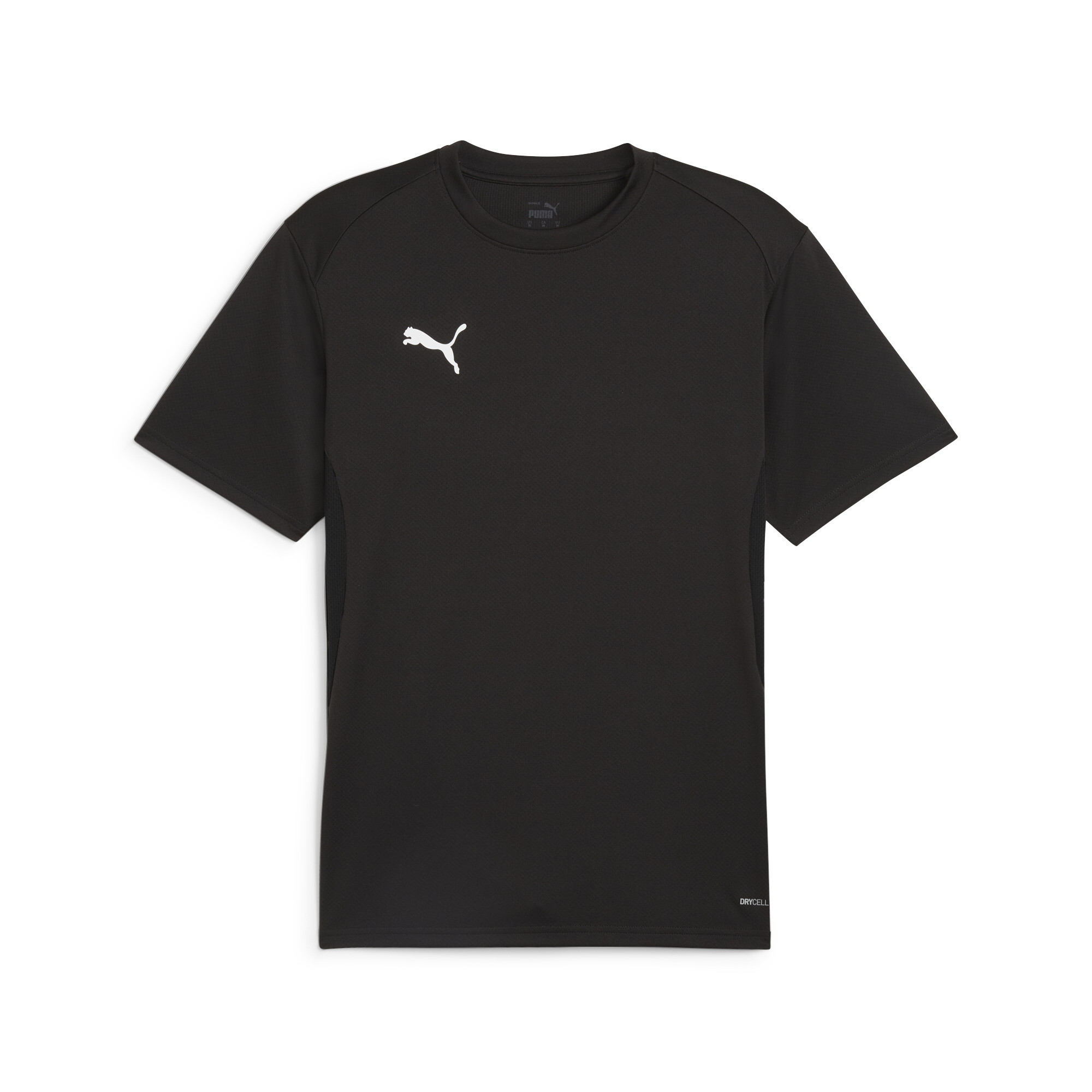 PUMA teamGOAL Men's Soccer Jersey in Black, Size S