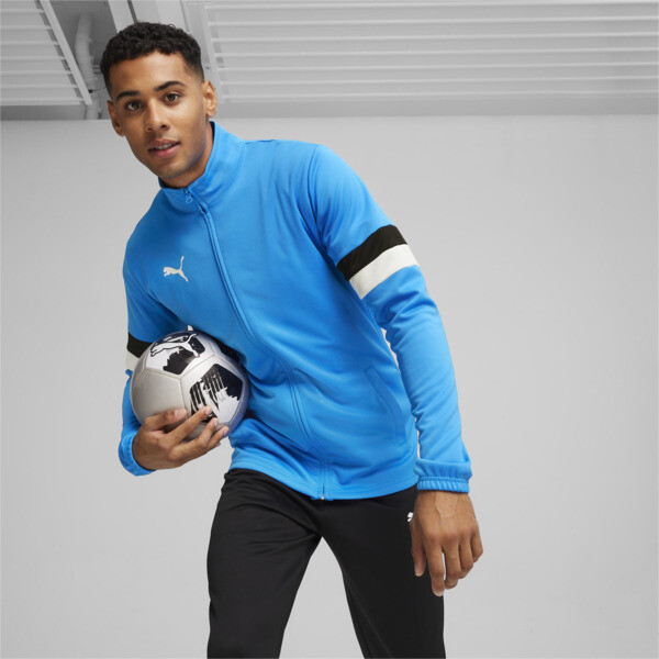 PUMA Conjunto de fútbol teamRISE para Hombre En Ignite Azul/Negro