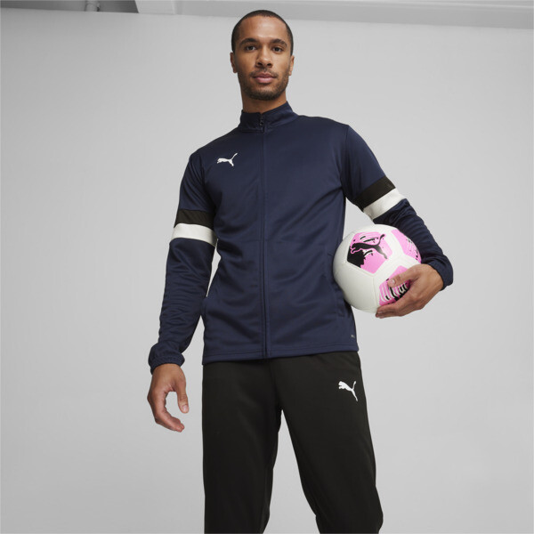 PUMA Conjunto de fútbol teamRISE para Hombre En Navy/Negro