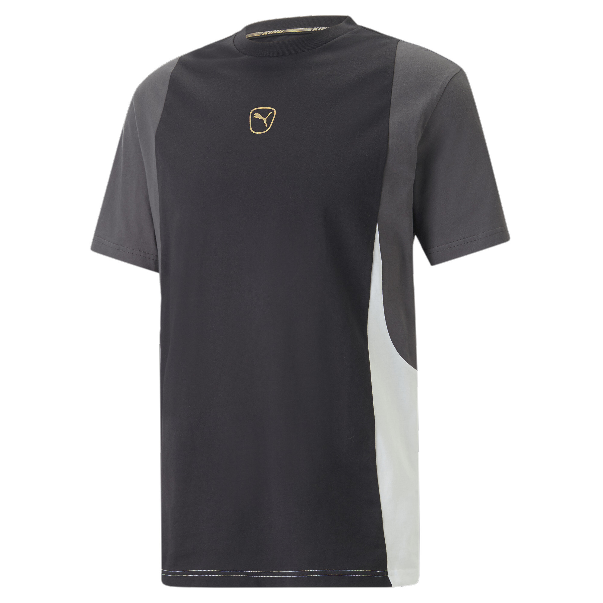 プーマ メンズ サッカー キング トップス 半袖 Tシャツ メンズ PUMA Black-Shadow Gray-PUMA White ｜PUMA.comの画像