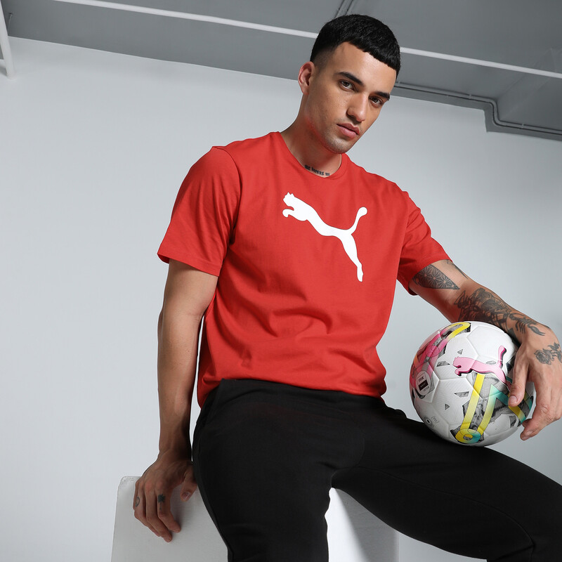 

Men's PUMA teamRISE Logo Cotton Football Jersey