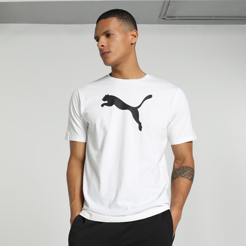 

Men's PUMA teamRISE Logo Cotton Football Jersey