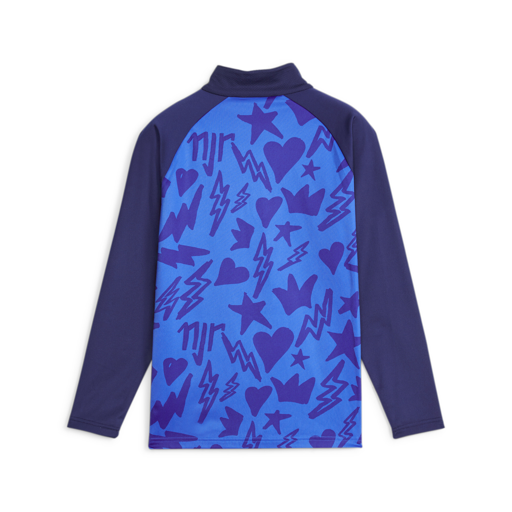 PUMA Neymar Jr Football Track Jacket In Blue, Size 9-10 Youth