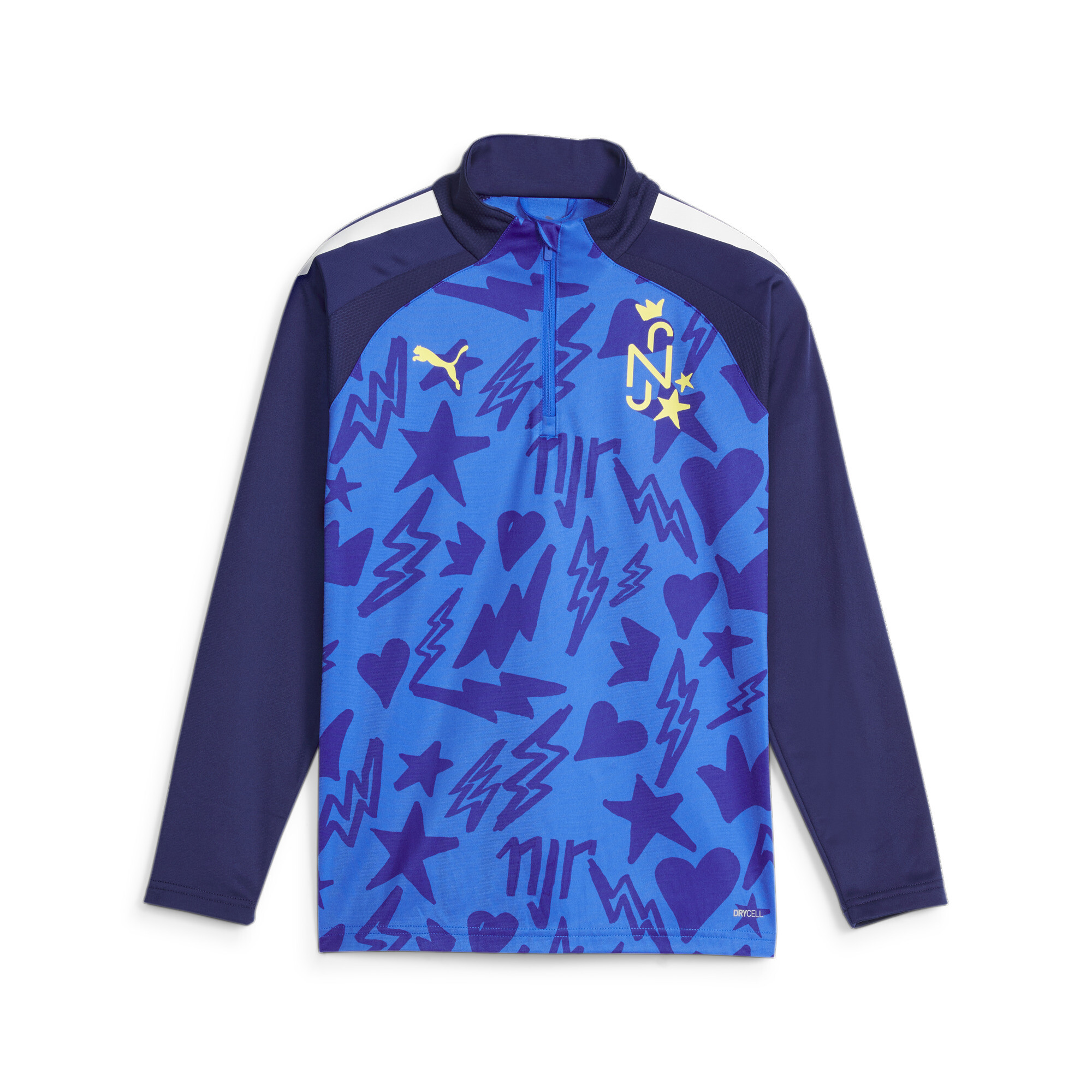 PUMA Neymar Jr Football Track Jacket In Blue, Size 9-10 Youth