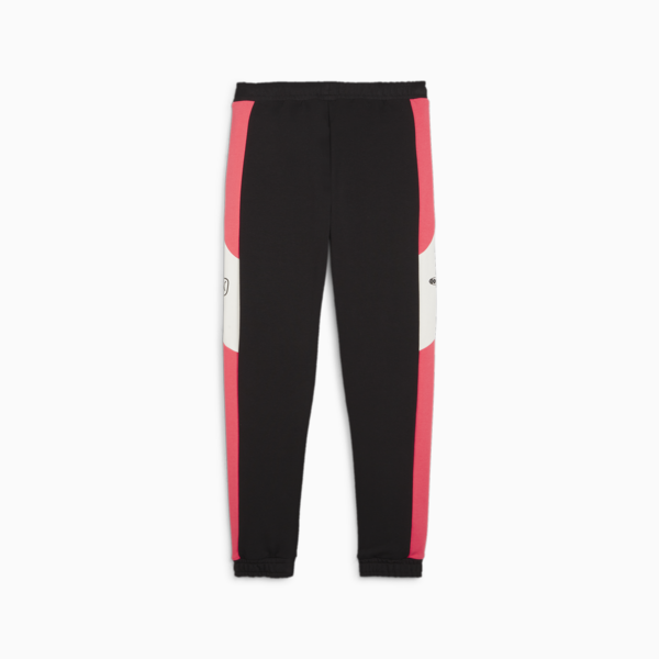 PUMA Queen Women's Football Sweatpants, Electric Blush-Warm White-PUMA Black, large-ZAF