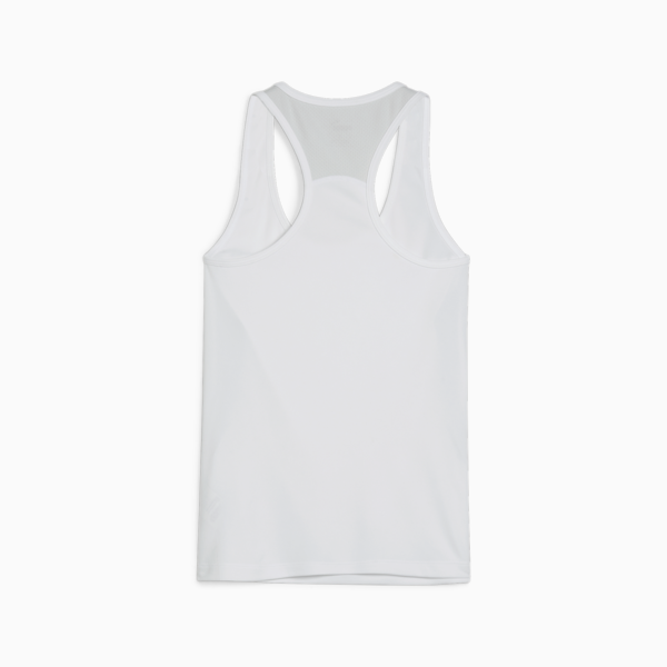 teamGOAL Women's Football Tank Top, PUMA White-PUMA Black-Feather Gray, large-MEX