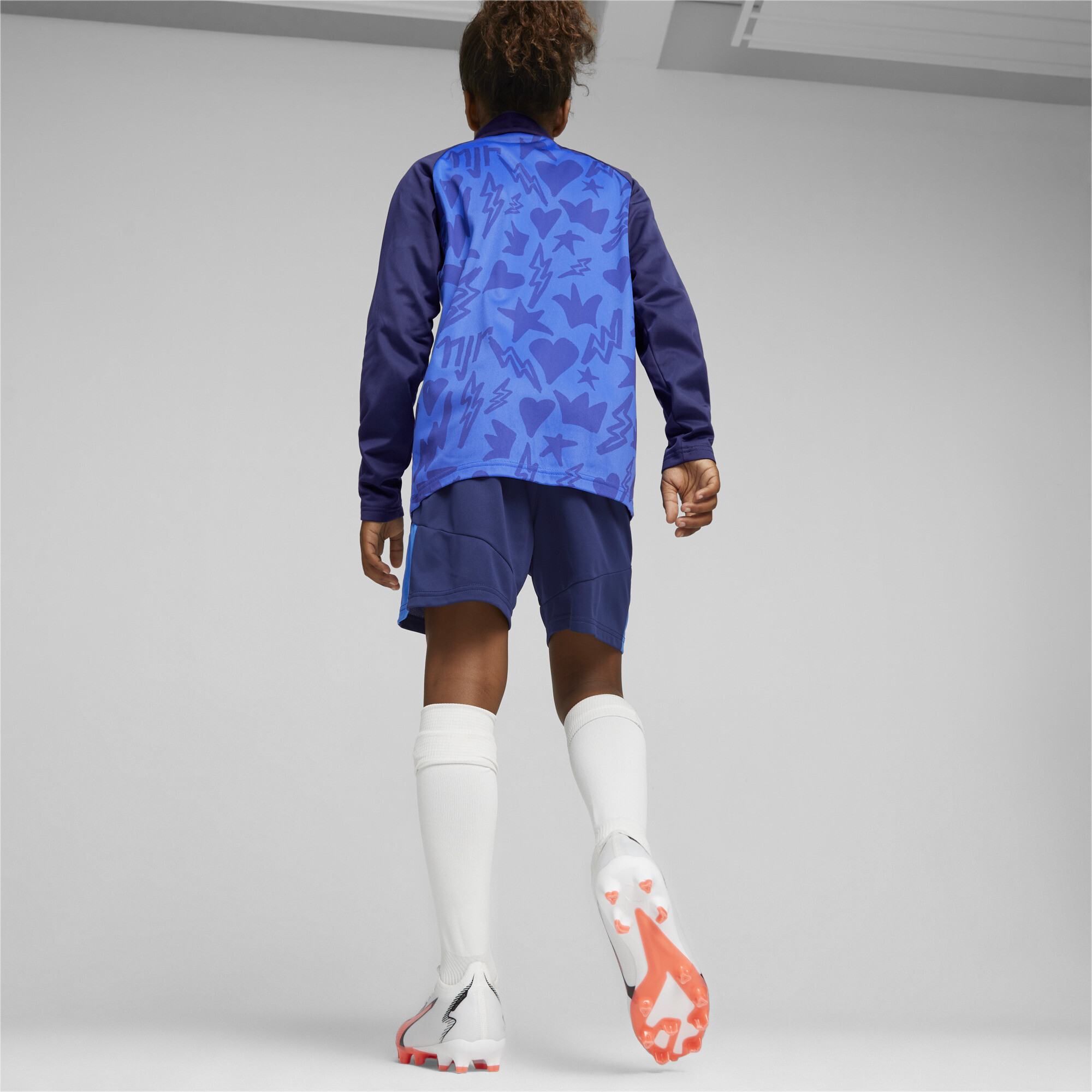 PUMA Neymar Jr Football Shorts In Blue, Size 15-16 Youth