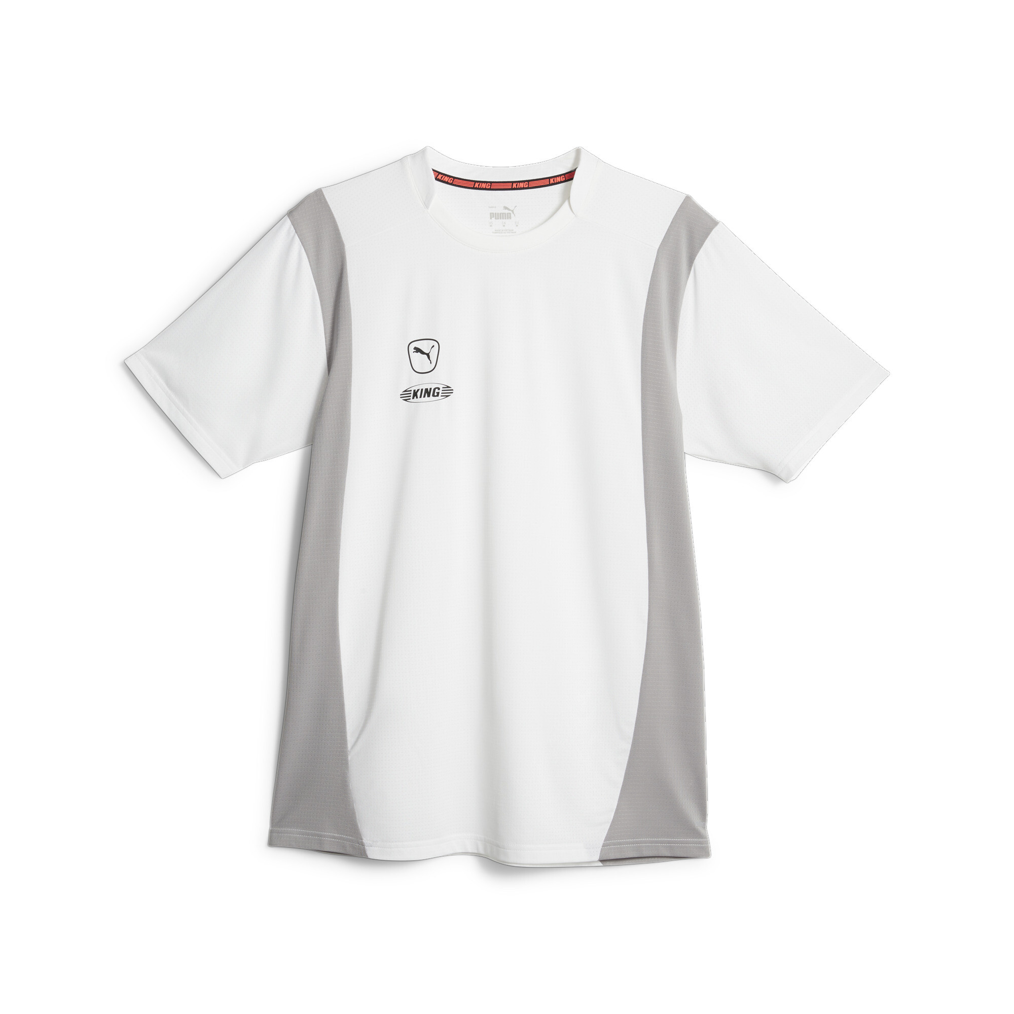 プーマ メンズ サッカー キング プロ Tシャツ メンズ PUMA White-Concrete Gray ｜PUMA.com画像