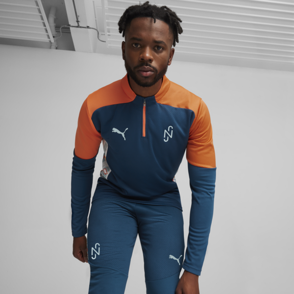 Buzo de fútbol con cremallera PUMA x NEYMAR JR Creativity, Ocean Tropic-Hot Heat, large-ARG