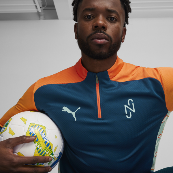 Buzo de fútbol con cremallera PUMA x NEYMAR JR Creativity, Ocean Tropic-Hot Heat, large-ARG