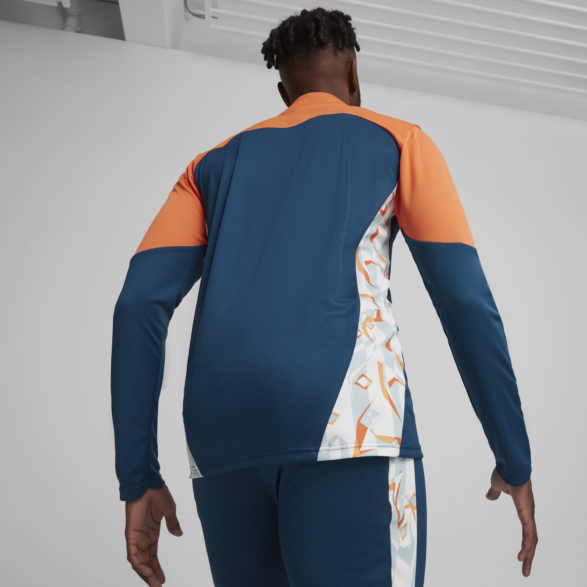 PUMA x NEYMAR JR Creativity voetbaltop met kwartrits, Blauw