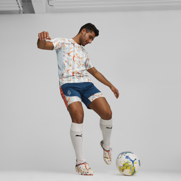 Shorts de fútbol PUMA x NEYMAR JR Creativity, Ocean Tropic-Hot Heat, large-ARG