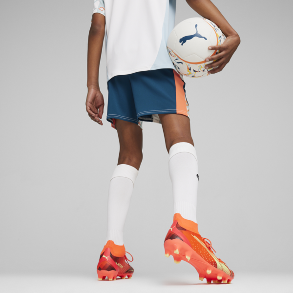 PUMA x NEYMAR JR Creativity Youth Football Shorts, Ocean Tropic-Hot Heat, large-ZAF