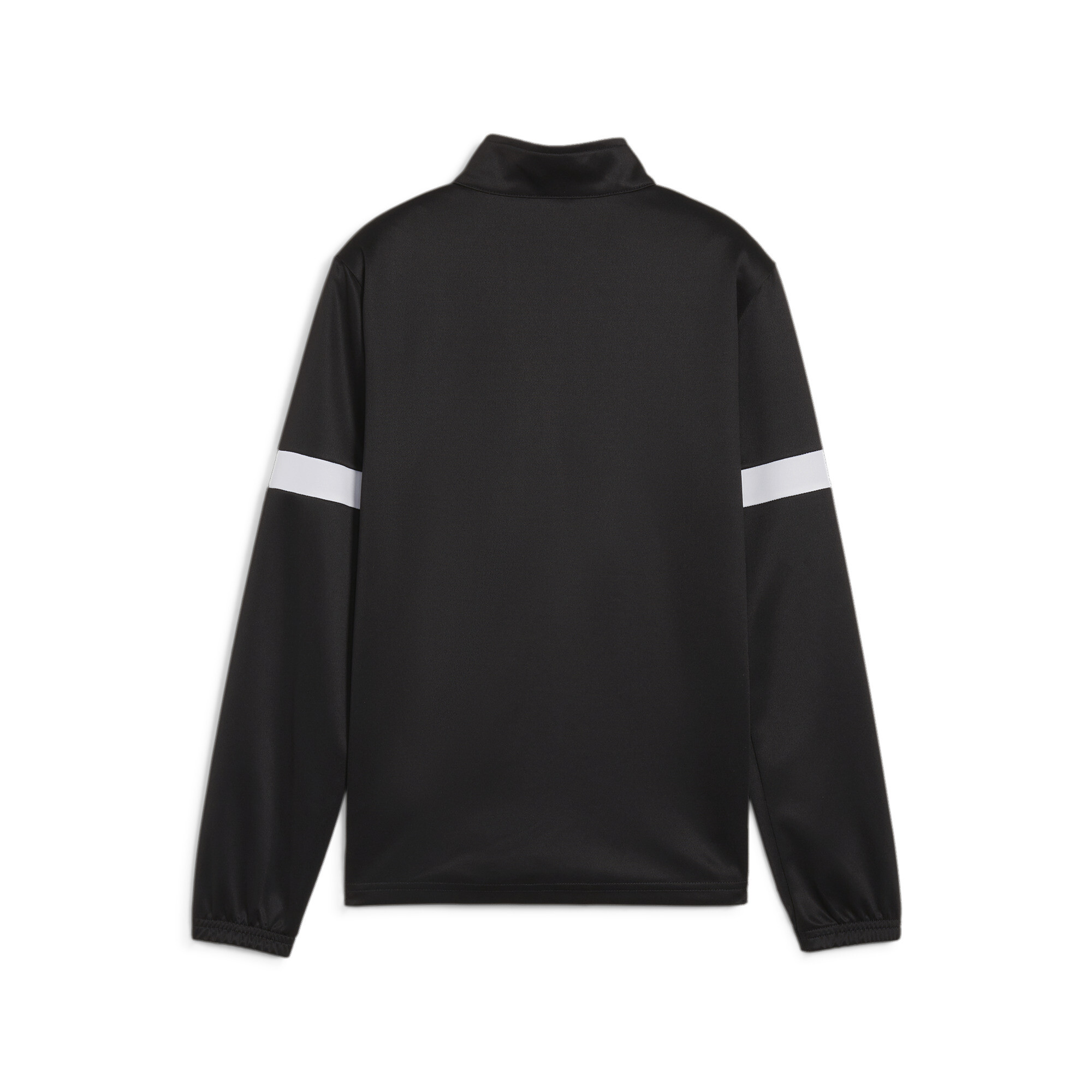 PUMA individualRISE top met kwartsrits, Zwart/Wit, Maat 7-8Y thumbnail 2