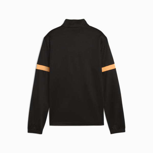 individualRISE Youth Quarter-Zip Top, PUMA Black-Heat Fire, large-MEX