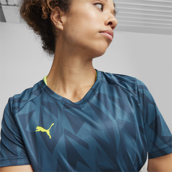 Women's fitted football jersey top